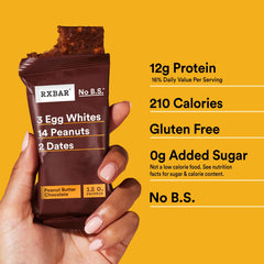 Close detail of peanuts inside RXBAR highlighting crunch and real-ingredient satisfaction