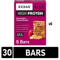 RXBAR texture close-up with peanuts and strawberries for crunchy flavor