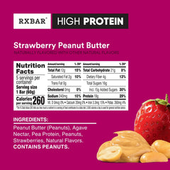 RXBAR unwrapped bar close-up highlighting chewy texture and portability