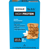 RXBAR front box showing 12-bar packaging and flavor benefits