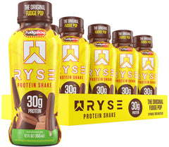 RYSE Up Supplements front packaging showing Fudgsicle flavor and benefits