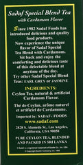 Sadaf brewed cup of cardamom tea in teacup demonstrating color and strength