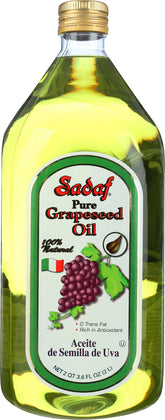 Sadaf 2L bottle front label showing product identity and kosher certification benefit
