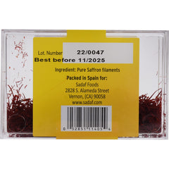 Sadaf saffron thread close-up revealing vivid color and texture benefit