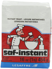 SAF Instant front pouch showing packaging and product identity for easy storage