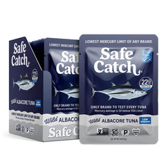 Safe Catch tuna served on salad showing wholesome meal-ready versatility
