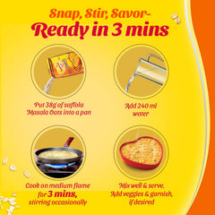 Saffola multigrain crunchies detail, emphasizing added texture and satisfying crunch