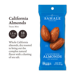 Sahale Snacks close-up of dry roasted almond texture highlighting crisp roasted flavor