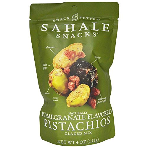 Sahale Snacks front packaging showing glazed mix and product benefits