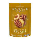 Sahale Snacks front packaging showing six 4‑ounce resealable pouches, convenient storage