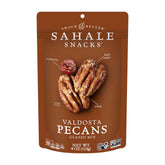 Sahale Snacks front packaging showing resealable 4 oz pouch and branding, portable convenience