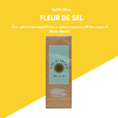 Sal de Ibiza fleur de sel sprinkled on steak enhancing flavor contrast
