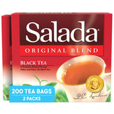 Salada front packaging showing two boxes, clear branding and bold blend benefit