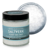 Saltverk front packaging 3.17 oz showing brand and compact jar, ideal for chefs