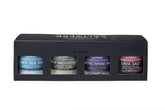 Saltverk premium gift box displaying four Icelandic finishing salts and elegant packaging