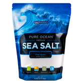 SaltWorks Pure Ocean 5 lb bag front view showing packaging and brand benefit