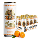 SaltyWater orange front packaging showing can and brand for quick recognition