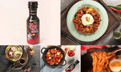 SAMYANG bulldark sauce close-up showing glossy texture and coating benefits
