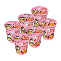 SAMYANG front packaging showing carbo spicy chicken cup and benefits