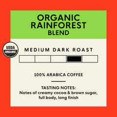 San Francisco Bay bag label and certifications highlighting organic and Kosher