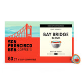 San Francisco Bay front box of Bay Bridge Blend showing package design and count