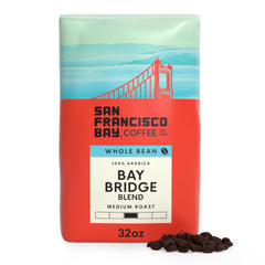 SAN FRANCISCO BAY front packaging 2 lb bag showing blend name and freshness