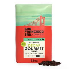 San Francisco Bay front packaging showing 2 lb bag and product name, clear value