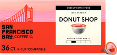 San Francisco Bay front packaging showing 36-count pods and convenient pack