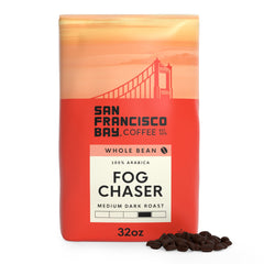 SAN FRANCISCO BAY front bag shot showing Fog Chaser 2 lb and clear branding benefit freshness