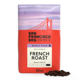 SAN FRANCISCO BAY front packaging of 2 lb French Roast showing robust branding and weight benefit