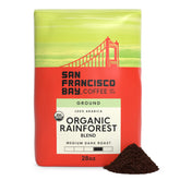 San Francisco Bay front packaging 28 oz bag showing blend name and benefits