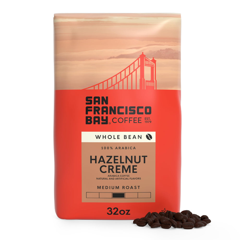 San Francisco Bay front packaging showing 2 lb bag and brand benefit