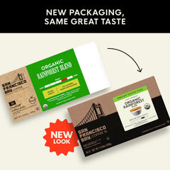 SAN FRANCISCO BAY single pod close-up highlights plant-based material benefit