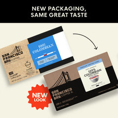 San Francisco Bay single compostable pod close-up illustrating easy use