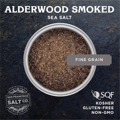San Francisco Salt Company open bag revealing fine-grain texture for even seasoning