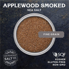 San Francisco Salt Company close-up of fine grain texture highlighting even seasoning