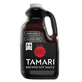 San-J 64 oz jug front label showing brand and size for pantry stocking