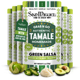 San Miguel de Origen front packaging showing tamale pouch and branding for quick meals