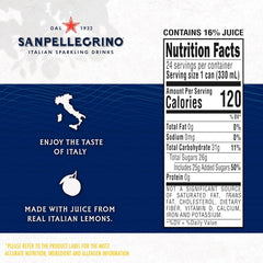 San Pellegrino blood orange can label detail conveying vibrant sweetness