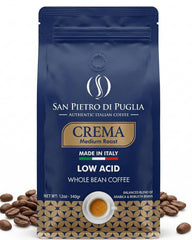 San Pietro di Puglia front bag view showing branding and 12oz weight benefit