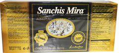 Sanchis Mira close-up of almonds and nougat texture, highlights premium crunch