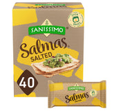 Sanissimo front packaging showing 40-piece box and clear branding for convenient snacking