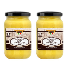 Sanniti Dijon front packaging showing jar and French origin for authentic flavor