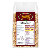 Sanniti front packaging showing organic fregola and benefits