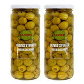 Sanniti front jar packaging showing label and premium olives benefit presentation