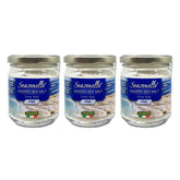 Sanniti front packaging showing Seasonello fine sea salt and easy storage benefit