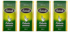 Sanniti front packaging showing four 17.6 oz bags and Italian origin benefits
