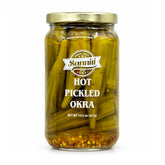 Sanniti front packaging showing 14.5 oz jar and spicy branding benefit flavor clarity