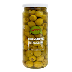 Sanniti open jar with brine visible highlighting freshness and ready-to-serve benefit