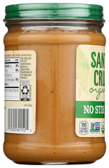 Santa Cruz Organic spread on toast illustrating quick breakfast use and hearty crunch